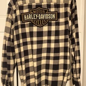 Harley Davidson men’s long sleeve flannel